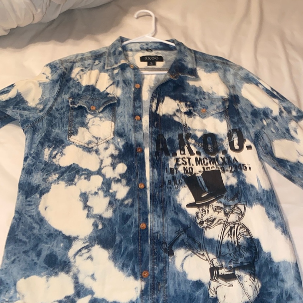 AKOO FADED JEAN JACKET